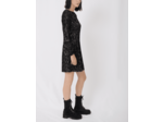 Robe plissée en lamé