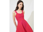 Robe sporty-couture en maille
