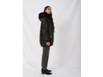 Parka à capuche façon bombers