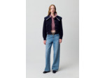 Manteau court laine