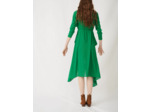 Robe en matière lurex stretch à volants