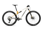 VTT tout suspendu OIZ M10 Blanc Ivoire/Jaune Bourdon