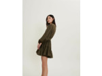 Robe en coton ceinturée