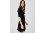 Robe maille col polo