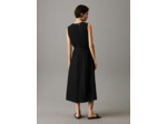 ROBE SANS MANCHES EN MÉLANGE DE LIN AVEC ENCOLURE EN V