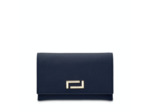 Pia de Lancel - Portefeuille combiné avec porte-cartes zippé amovible - Bleu Petrole