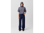 Top maille fine rayures