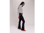 Pantalon en maille côtelée