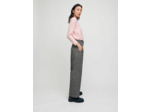 Pantalon large à carreaux