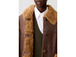 Manteau peau lainée