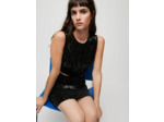 Robe en velours et sequins