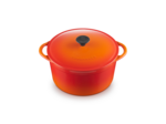 Cocotte cousance ronde 22cm en fonte émaillée volcanique