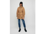 Manteau double face mix laine ceinturé