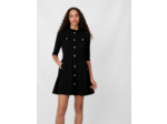 Robe patineuse à boutons fantaisies