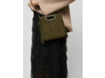 Sac M mini en cuir suède