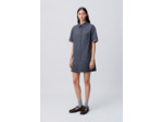 Robe courte plissée