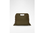 Sac M en cuir à franges