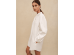 Robe courte à manches volumineuses