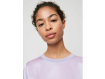 Tee-shirt en mix matières soie et coton