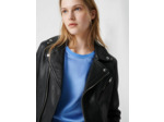 Blouson en cuir façon biker