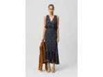 Robe longue volantée