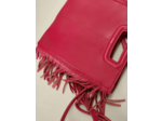 Sac M en cuir à franges