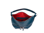 MOGADOR CUIR GRAINE - Sac Hobo - Bleu Paon