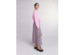 Pull court en maille à cordon