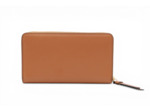 Lettrines de Lancel - Portefeuille continental zippé - Grand modèle - Camel