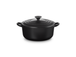 Cocotte ronde 20cm en fonte émaillée noire
