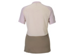 Maillot manches courtes Femme VERTIC ZIP Rose/Coton Blanc