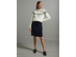 Jupe Velours Bouton