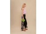 Pantalon broderies palmiers