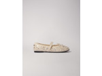 Ballerines à studs argentés