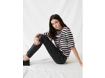 Legging en cuir stretch taille haute