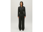Veste tailleur courte gris chiné