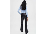 Pantalon en cuir noir