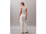 PANTALONS PLEATS EN COTON CHINO
