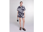 Chemise courte imprimée