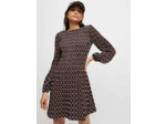 Robe plissée imprimé Maje
