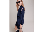 Robe courte en jacquard