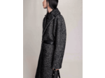 Manteau long chevrons