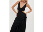Robe en satin ajourée