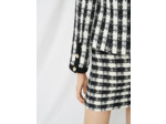 Veste courte façon tweed