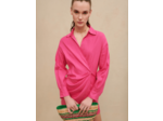 Robe courte drapée