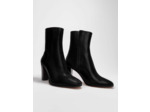 Bottines cuir lisse
