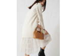 Manteau double-face mi-long