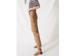 Pantalon en coton camel