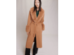 Manteau long en laine