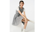 Robe patineuse en maille bicolore
